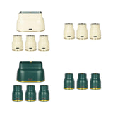 Maxbell Kitchen Canisters Set Countertop Rustic Food Jars for Grain Cookie Pet Treat White Bread Box Set