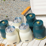 Maxbell Kitchen Canisters Set Countertop Rustic Food Jars for Grain Cookie Pet Treat White Bread Box Set