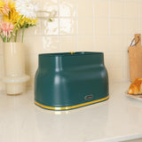 Maxbell Kitchen Canisters Set Countertop Rustic Food Jars for Grain Cookie Pet Treat Green Bread Box Set