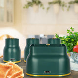 Maxbell Kitchen Canisters Set Countertop Rustic Food Jars for Grain Cookie Pet Treat Green Bread Box Set