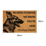 Maxbell Dog Door Mat Entry Rug Gift Entrance Door Mat for Indoor Outdoor Living Room 1 Dog