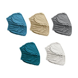 Maxbell Bed Headboard Cover for Bedroom Modern Small Square Jacquard Protective Case Lake Blue