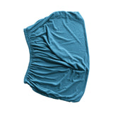 Maxbell Bed Headboard Cover for Bedroom Modern Small Square Jacquard Protective Case Lake Blue