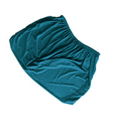 Maxbell Bed Headboard Cover for Bedroom Modern Small Square Jacquard Protective Case Blue