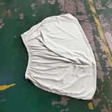 Maxbell Bed Headboard Cover for Bedroom Modern Small Square Jacquard Protective Case White