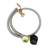 Maxbell Refill Adapter Portable Connector for Picnic Outdoor Grill Barbecue