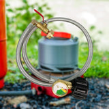 Maxbell Refill Adapter Portable Connector for Picnic Outdoor Grill Barbecue