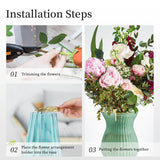 Maxbell 3x Flower Arranger Holder Round Floral Lid Organizer Floral Grid Flower Frog