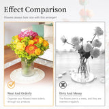 Maxbell 3x Flower Arranger Holder Round Floral Lid Organizer Floral Grid Flower Frog