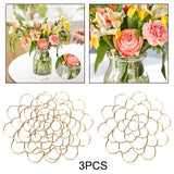 Maxbell 3x Flower Arranger Holder Round Floral Lid Organizer Floral Grid Flower Frog