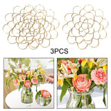 Maxbell 3x Flower Arranger Holder Round Floral Lid Organizer Floral Grid Flower Frog