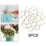 Maxbell 3x Flower Arranger Holder Round Floral Lid Organizer Floral Grid Flower Frog