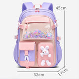 Maxbell Girls Backpack Multi Pockets School Bag for Teens College Students Commuting Purple