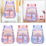 Maxbell Girls Backpack Multi Pockets School Bag for Teens College Students Commuting Purple