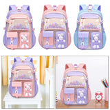 Maxbell Girls Backpack Multi Pockets School Bag for Teens College Students Commuting Purple