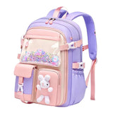 Maxbell Girls Backpack Multi Pockets School Bag for Teens College Students Commuting Purple