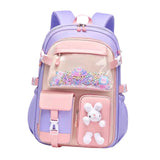 Maxbell Girls Backpack Multi Pockets School Bag for Teens College Students Commuting Purple