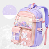 Maxbell Girls Backpack Multi Pockets School Bag for Teens College Students Commuting Purple