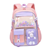 Maxbell Girls Backpack Multi Pockets School Bag for Teens College Students Commuting Pink