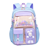 Maxbell Girls Backpack Multi Pockets School Bag for Teens College Students Commuting Blue