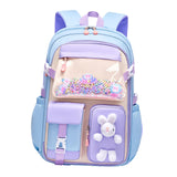 Maxbell Girls Backpack Multi Pockets School Bag for Teens College Students Commuting Blue