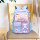 Maxbell Girls Backpack Multi Pockets School Bag for Teens College Students Commuting Blue