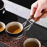 Maxbell Multifunctional Tea Clip Kungfu Tea Tongs for Birthday Gifts Tea Lovers Home