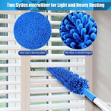 Maxbell Ceiling Fan Cleaner Extendable Duster for Baseboards Window Top Bookshelves