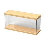 Maxbell Clear Acrylic Display Case for Collectibles Dolls Action Figure Display Case 1 Layer 30cm