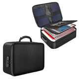 Maxbell Fireproof Document Bag Pouch Document Organizer File Passports Commuting