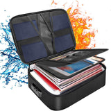 Maxbell Fireproof Document Bag Pouch Document Organizer File Passports Commuting
