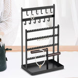 Maxbell Jewelry Organizer Multi Tiers Earring Holder for Tabletop Dresser Countertop