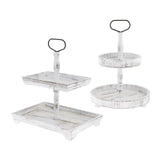 Maxbell Maxbell Tiered Tray Tableware Dessert Holder Serving Tray for Baking Gatherings Home Round