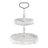 Maxbell Maxbell Tiered Tray Tableware Dessert Holder Serving Tray for Baking Gatherings Home Round