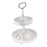 Maxbell Maxbell Tiered Tray Tableware Dessert Holder Serving Tray for Baking Gatherings Home Round