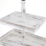Maxbell Maxbell Tiered Tray Tableware Dessert Holder Serving Tray for Baking Gatherings Home Rectangle