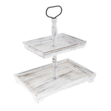 Maxbell Maxbell Tiered Tray Tableware Dessert Holder Serving Tray for Baking Gatherings Home Rectangle