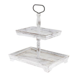 Maxbell Maxbell Tiered Tray Tableware Dessert Holder Serving Tray for Baking Gatherings Home Rectangle