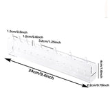 Maxbell Hanging Jewelry Organizer Wall Mount Rack for Dangle Earrings Anklets Chains