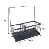 Maxbell Maxbell Sink Caddy Sponge Holder Scouring Pad Self Drain Tray Kitchen Sink Organizer