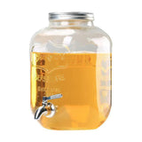 Maxbell Maxbell Glass Drink Dispenser Portable Beverage Dispenser for Tea Fridge Anniversary 4L 10cmx15cmx25cm