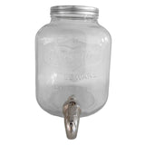 Maxbell Maxbell Glass Drink Dispenser Portable Beverage Dispenser for Tea Fridge Anniversary 5L 10.5cmx17cmx27cm