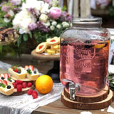Maxbell Maxbell Glass Drink Dispenser Portable Beverage Dispenser for Tea Fridge Anniversary 5L 10.5cmx17cmx27cm