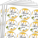 Maxbell Maxbell 10Pcs Honey Bee Thank You Stickers Round for Gift Packaging Festival Wedding