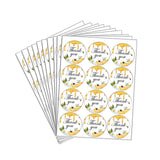 Maxbell Maxbell 10Pcs Honey Bee Thank You Stickers Round for Gift Packaging Festival Wedding