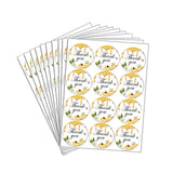 Maxbell Maxbell 10Pcs Honey Bee Thank You Stickers Round for Gift Packaging Festival Wedding