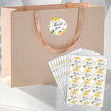 Maxbell Maxbell 10Pcs Honey Bee Thank You Stickers Round for Gift Packaging Festival Wedding