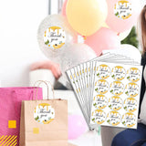 Maxbell Maxbell 10Pcs Honey Bee Thank You Stickers Round for Gift Packaging Festival Wedding