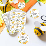 Maxbell Maxbell 10Pcs Honey Bee Thank You Stickers Round for Gift Packaging Festival Wedding