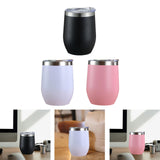 Maxbell Maxbell Insulated Cup Thermal Cup Coffee Mug with Lid for Cold Hot Drinks Water Iced black